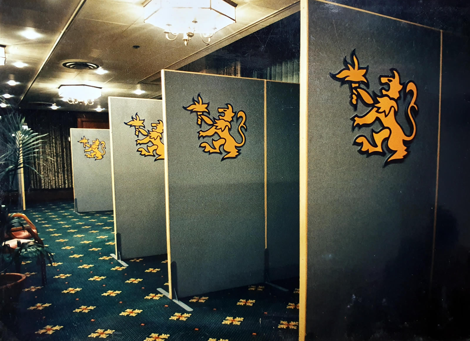 exhibition display space