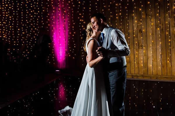 wedding first dance floor